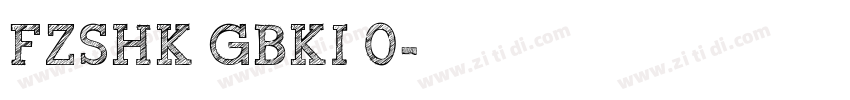 FZSHK GBKI 0字体转换
